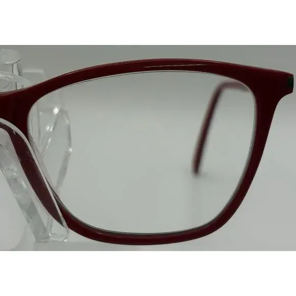 Saint Laurent SL 250/F Eyeglasses Red Cat Eye 52mm Women’s Made in Italy - Picture 11 of 12
